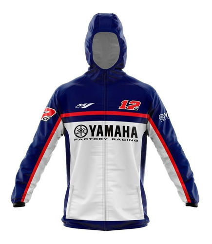 Campera Moto Yamaha Racing Yzr Excelente Calidad 