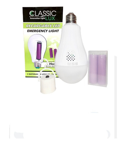 Bombillos Led 15w De Emergencia Recargable Con Base. Bom-132