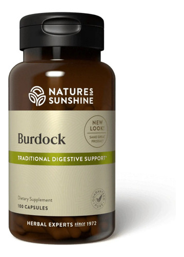 Natures Sunshine Burdock 30 Capsulas