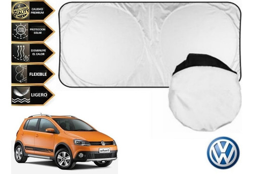 Protector Cubresol Tapasol Con Ventosas Vw Cross Fox 2012