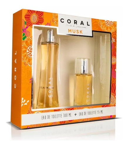 Fragancia Coral Musk 100ml + Coral Musk 55ml