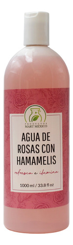 Agua De Rosas Con Hamamelis Hidratante Facial 1 Litro