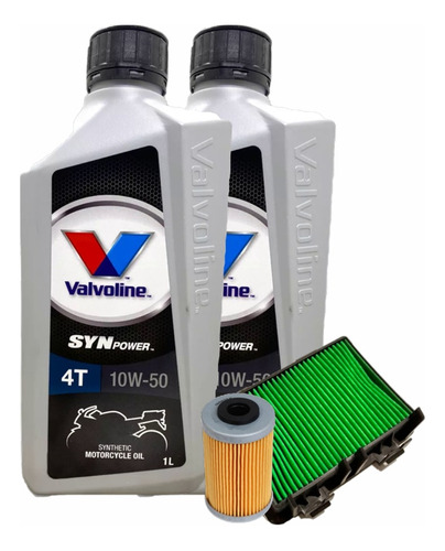 Kit Filtros Aire Aceite Ktm Duke Rc Adv 390 250 + Valvoline