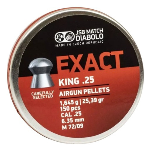 Balines Jsb 6,35mm/ .25 X150 (25,39gr) Premium Pcp Duo Serie