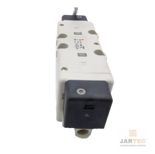 Imagem 3 de 3 de Válvula Direcional Smc Duplo Solenoide Iso 5/2 Vias 24v