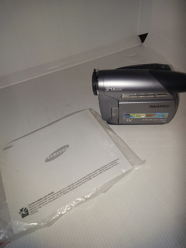 Câmera Digital Samsung Mini Dv Sc-d371 34x Optical Preto (Usado)