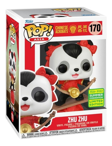 Oso Zhuzhu Panda Funko Pop Asia #170 Sdcc22