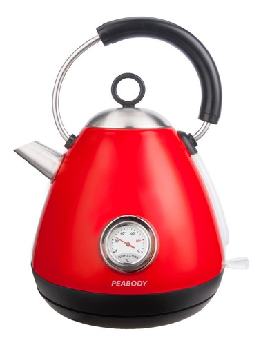 Imagen 1 de 9 de Pava Eléctrica Peabody Con Termometro Pe-kv8215 1.7 Litros