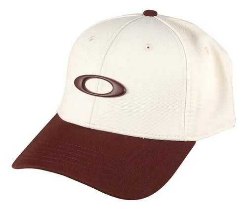 Boné Oakley Aba Curva Tincan Cap White/red