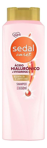 Shampoo Sedal Care+ Ácido Hialurónico Y Vitamina C 650ml