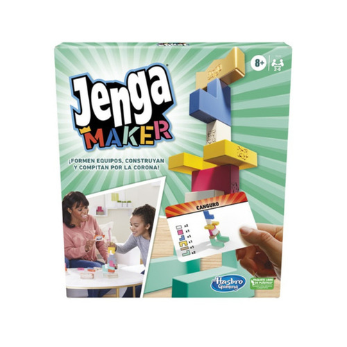 Juego De Mesa Jenga Maker Hasbro Original