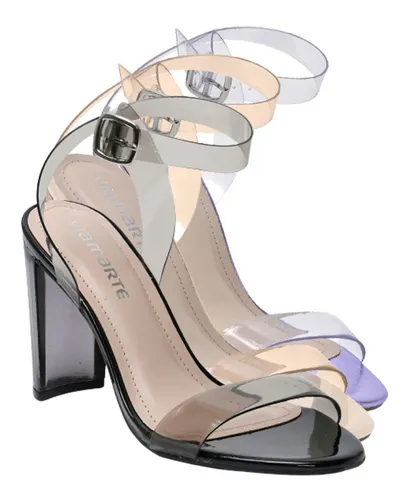 Sandalia via sale marte transparente