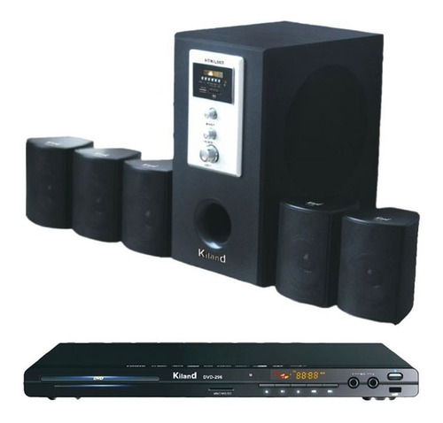 Combo Home Theater Kiland 5 Parlantes + Dvd - La Tentación