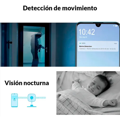 Tp-link, Cámara Seguridad Wifi Alarma 3mp Audio, Tapo C110 C
