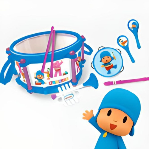 Set De 6 Instrumentos Musicales Pocoyo Producto Original