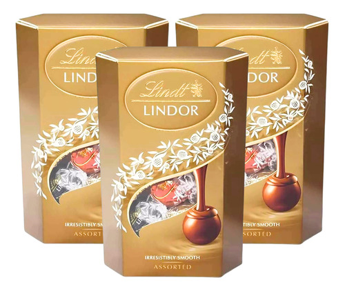 Lindt Lindor Assorted 137 Gr. Origen Suizo Pack X3