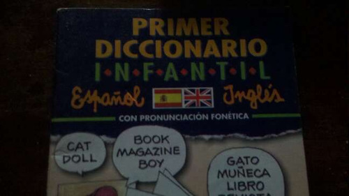 Libro Primer Diccionario Infantil Español Ingles