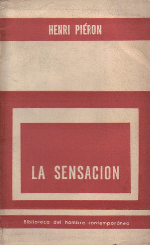 La Sensación / Henri Piéron