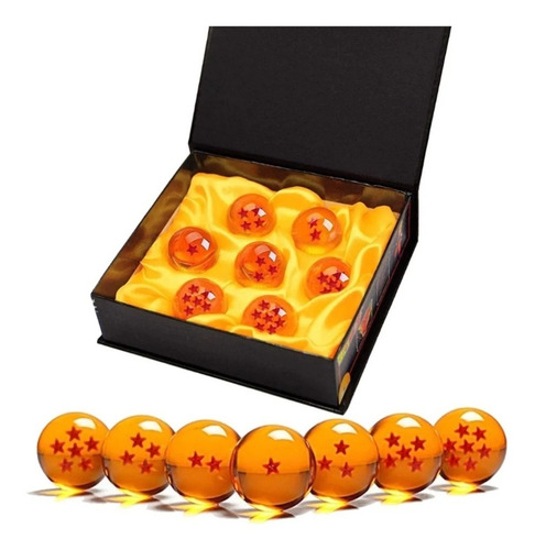 Esferas de dragão Caixa com 7 esferas de Dragon Ball Z