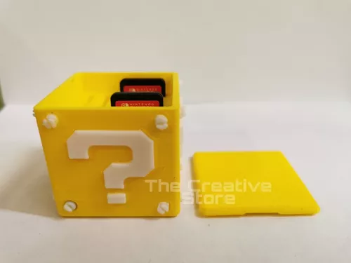 Porta Jogos Nintendo Switch Cubo Mário