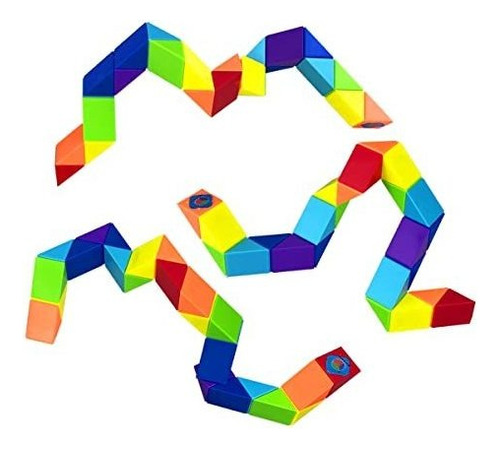 3 Pack Big Snake Cube Fidget Twist Puzzle Juguetes N