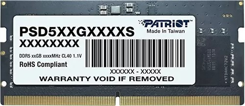 Memoria Ram Patriot Signature 32gb 4800mhz Ddr5 Sodimm