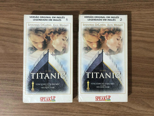 Titanic (1997) James Cameron / Vhs Dupla Novo Lacrado