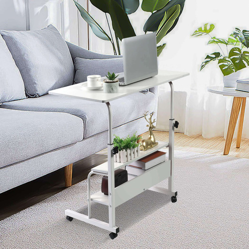 Mesa Ajustable Para Estudiante Computadora Portátil Muebles Blanco
