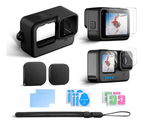 Neewer Kit Funda Protectora Silicona Para Gopro Hero 11 10 9