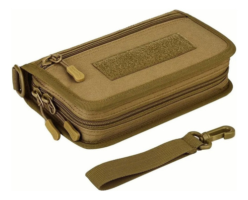 A A Cartera De Embrague Táctica Hombre Larga Titu Bolso De
