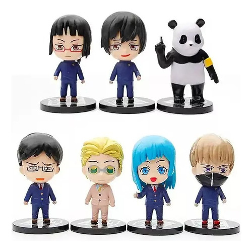 Set 7 Figuras Jujutsu Kaisen Itadori Yuji Gojo Satoru Anime