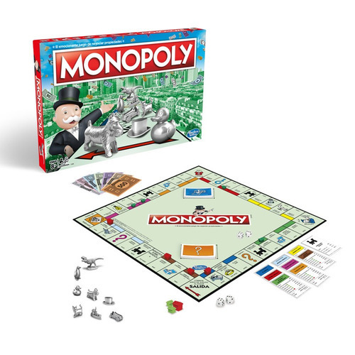 Imagen 10 de 12 de Juego de mesa Monopoly Clásico Hasbro C1009
