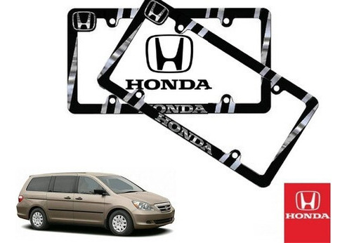 Par Porta Placas Honda Odyssey 3.5 2006 Original