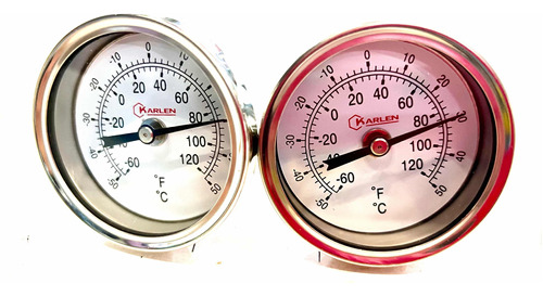 2 Termómetro Carátula 2 Vástago 2.5 -50 A 50 Grados C