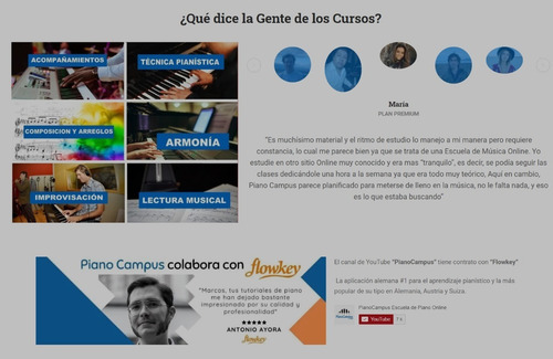 5 Cursos De Piano En Vídeo Armonía | Arreglos | Técnica Y +