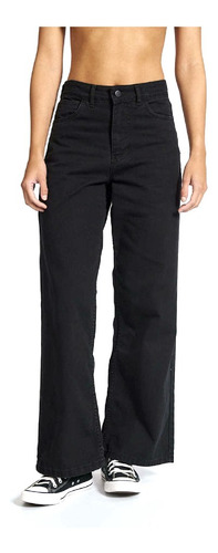 Billabong Wide Full Black Pantalon Jean Mujer