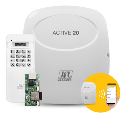 Kit De Alarme Jfl Active 20 Wi-fi Com Tec-500