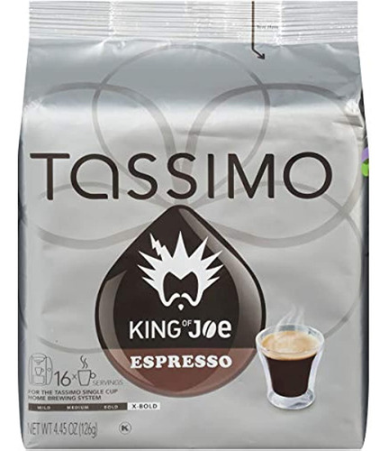 Cafe Tassimo King Of Joe Espresso 16 Unidades