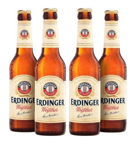 4x Cerveja Erdinger Weissbier 330ml