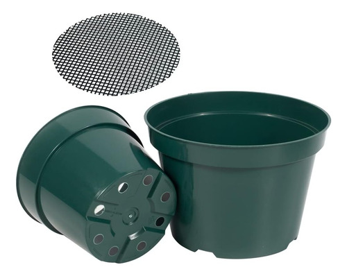 Daperci Pulgadas Maceta De Vivero Para Plantas Resistente A