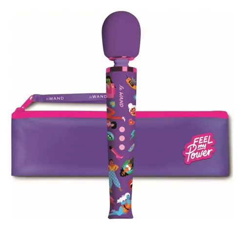 Masajeador Vibratorio Le Wand Feel My Power Jade Purple Brow