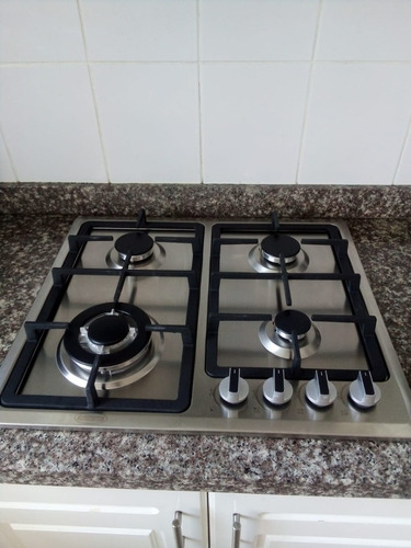 Imagen 8 de 8 de Cocina Encimera A Gas Continental Madison 4 Quemadores Acero