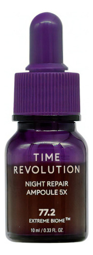 Missha ] Time Revolution Night Repair Ampoule 5x - 10ml Momento de aplicação Noite Tipo de pele Todo tipo de pele