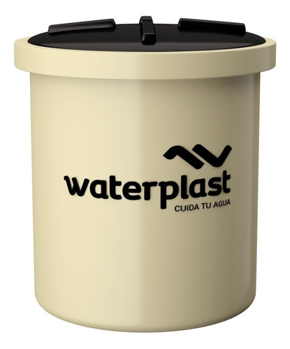 Tanque De Agua Waterplast Tricapa Color Crema 100 Litros Color Beige