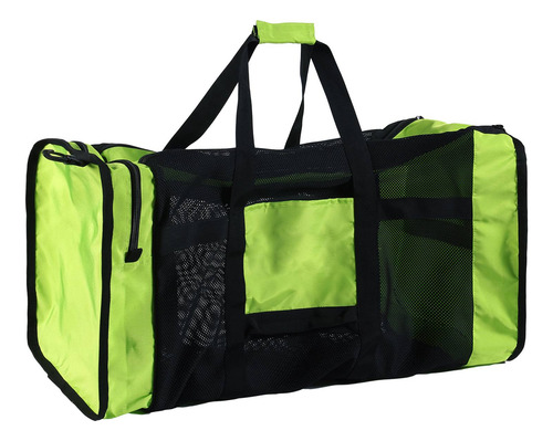 Bolsa De Transporte Verde Para Equipo De Snorkel, Malla De 1