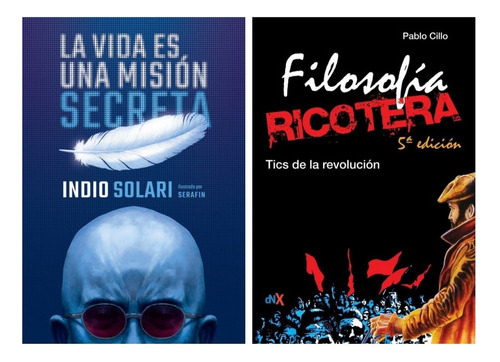 2libro Vida Misión Secreta + Filosofía Ricotera Sudamericana