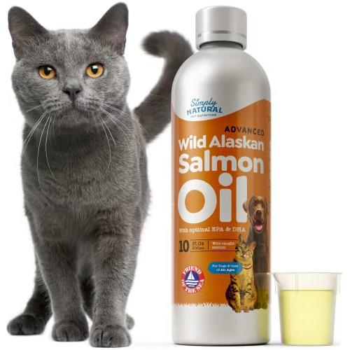 Nuevo 2023* Aceite De Salmón Para Perros Y Gatos, Bx5wb