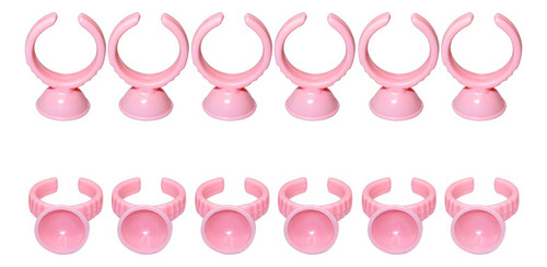 Soporte Desechable De Plástico Para Uñas Y Tatuajes, 100 Uni