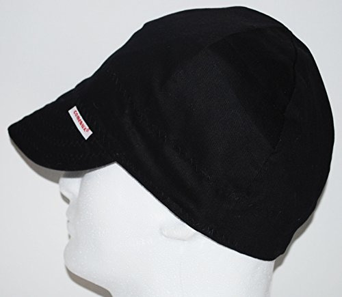 Comeaux Caps Reversible Welding Cap Solid Black 8 (paquete D