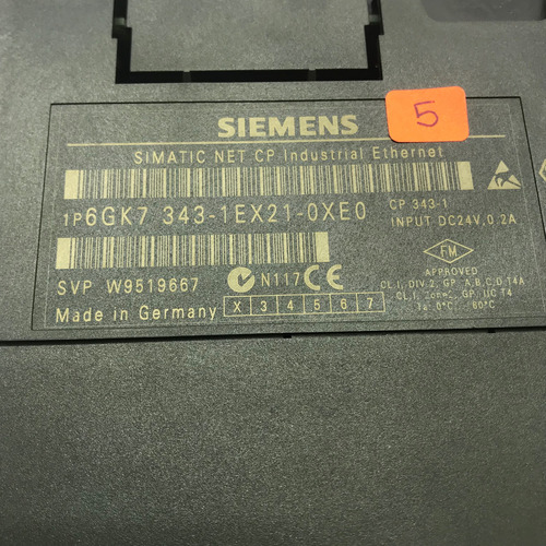 Siemens 6gk7 343-1ex21-0xe0 Pro Cp343-1 6gk7343-1ex21-0xe0 5 (Usado)